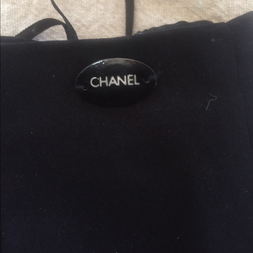 CHANEL AUTHENTIC Gorgeous Black Silk Pants 48